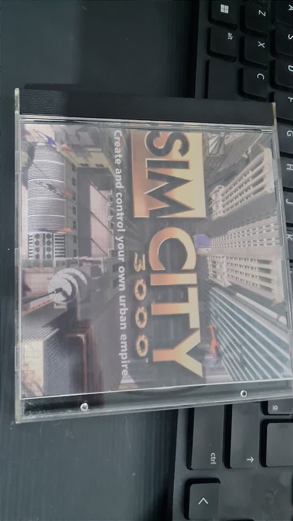 Jogo Simcity 3000 BR  Pc Original Mídia Fisica (*Riscos Profundos Leia a Descrição)