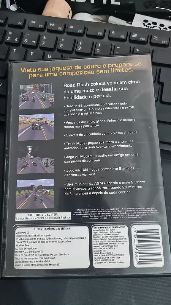 Jogo Road Rash Pc Original Mídia Fisica – imagem 4