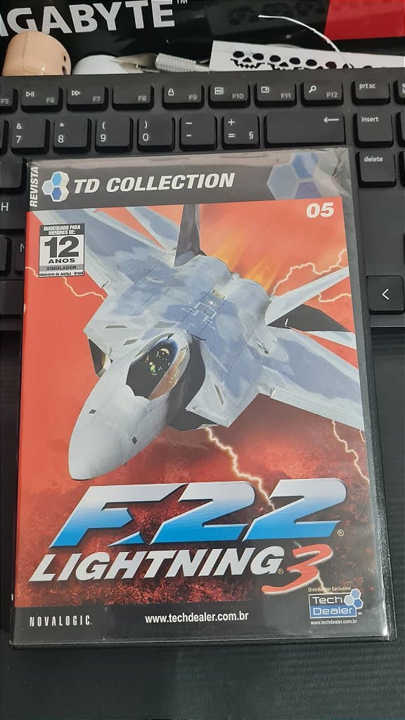 Jogo F22 Lightining 3 Pc Original Mídia Fisica