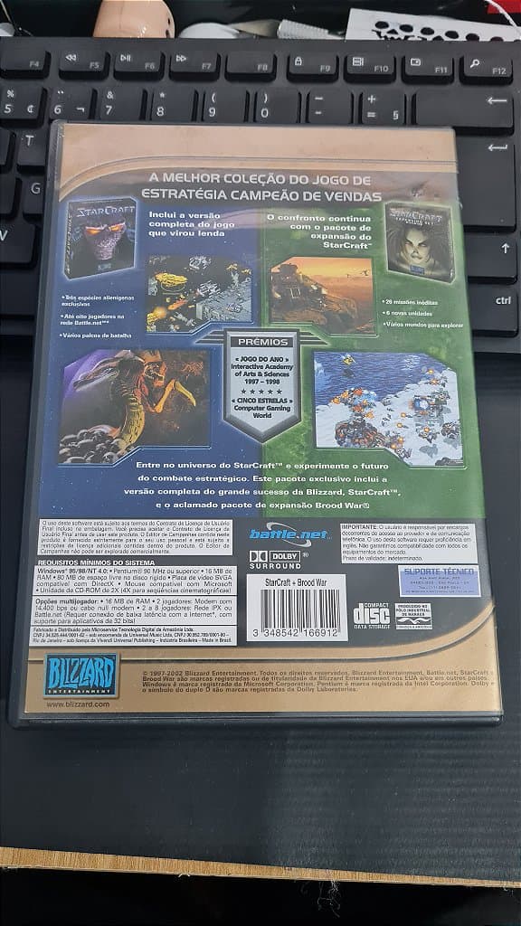 Jogo StarCraft Best Seller Series com expansão  Pc Original Mídia Fisica – imagem 4