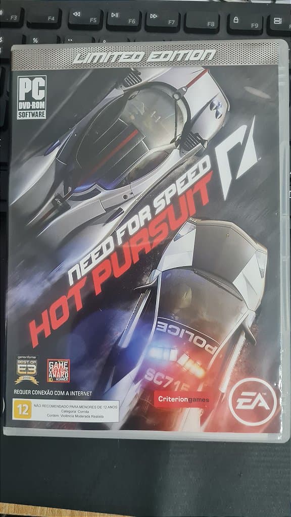 Jogo need for speed hot pursuit limited edition Pc Original Mídia Fisica Lacrado