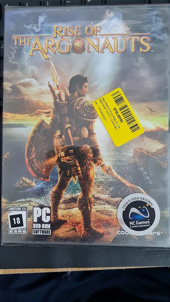 Jogo rise of the argonauts fat box  Pc Original Mídia Fisica Lacrado