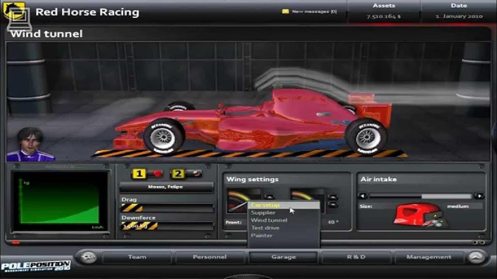 Jogo Pole position management simulation Para Pc Midia Fisica Lacrado – imagem 4