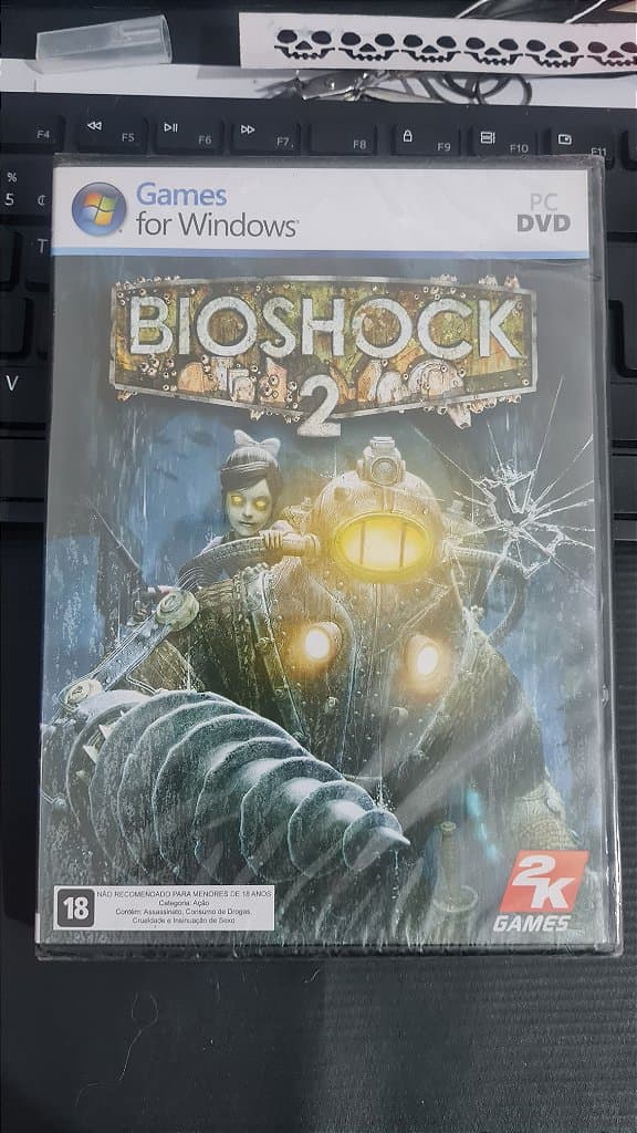 Jogo Bioshock 2 Para Pc Midia Fisica Lacrado