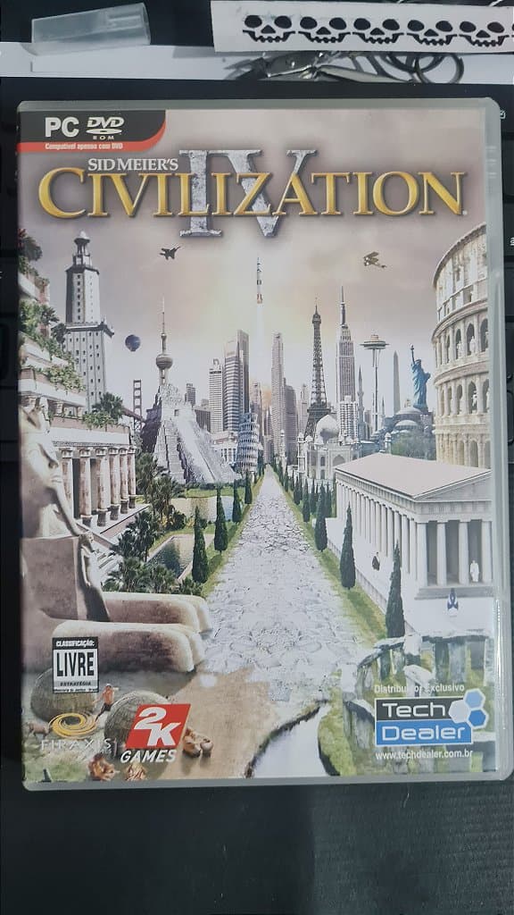 Jogo Civilization 4 IV Para Pc Midia Fisica