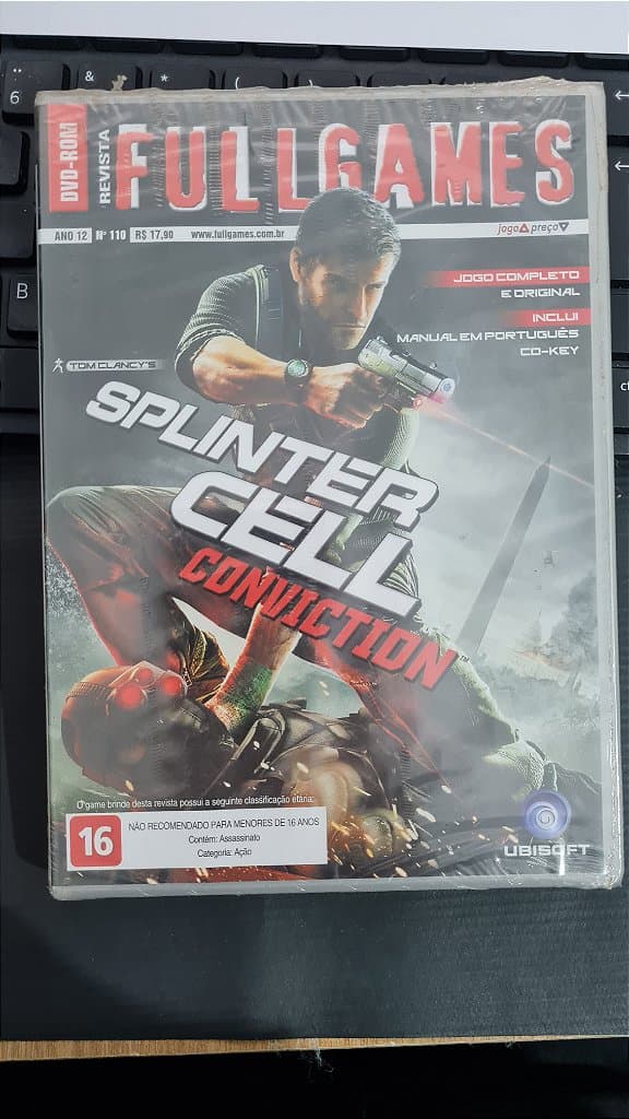 Jogo Splinter Cell conviction Full games Para Pc Midia Fisica Lacrado
