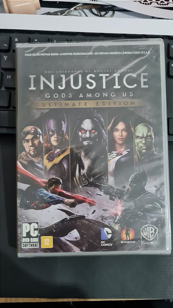 Jogo Injustice god among us ultimate edition Para Pc Midia Fisica Lacrado