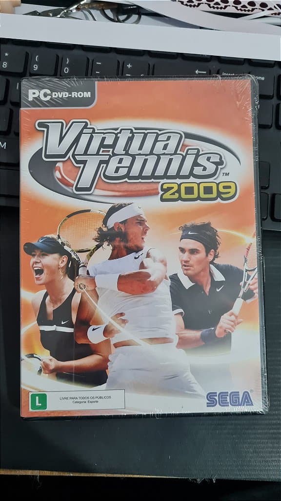 Jogo Virtua Tennis 2009 Para Pc Midia Fisica Lacrado