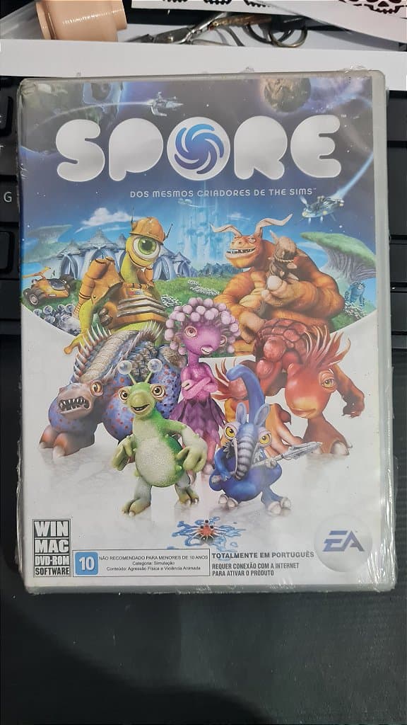 Jogo Spore Para Pc Midia Fisica Lacrado