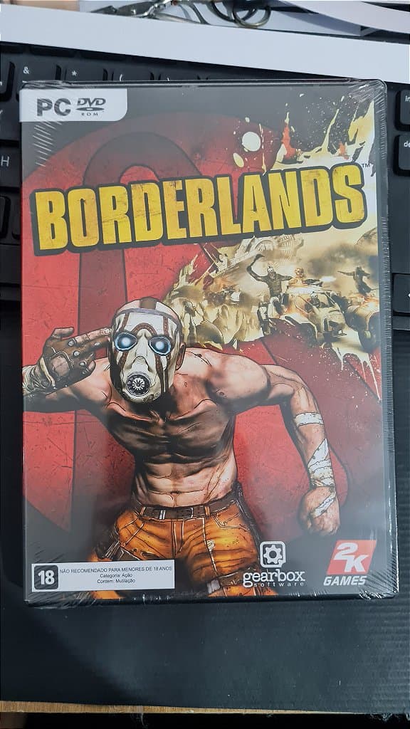 Jogo Borderlands Para Pc Mídia Física Lacrado