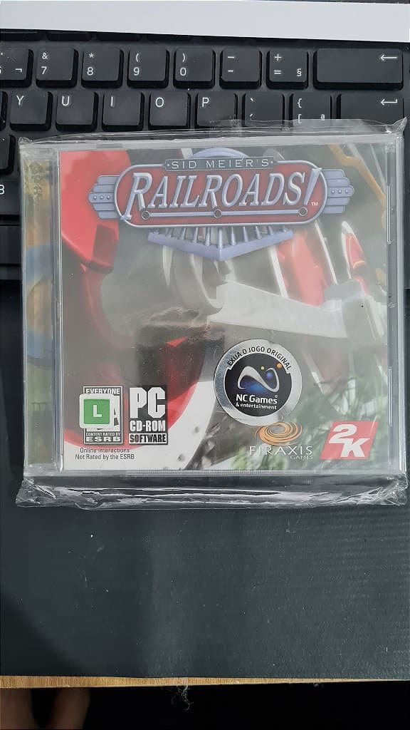 Jogo Sid Meyer´s RailRoad Cd Para Pc Midia Fisica Lacrado
