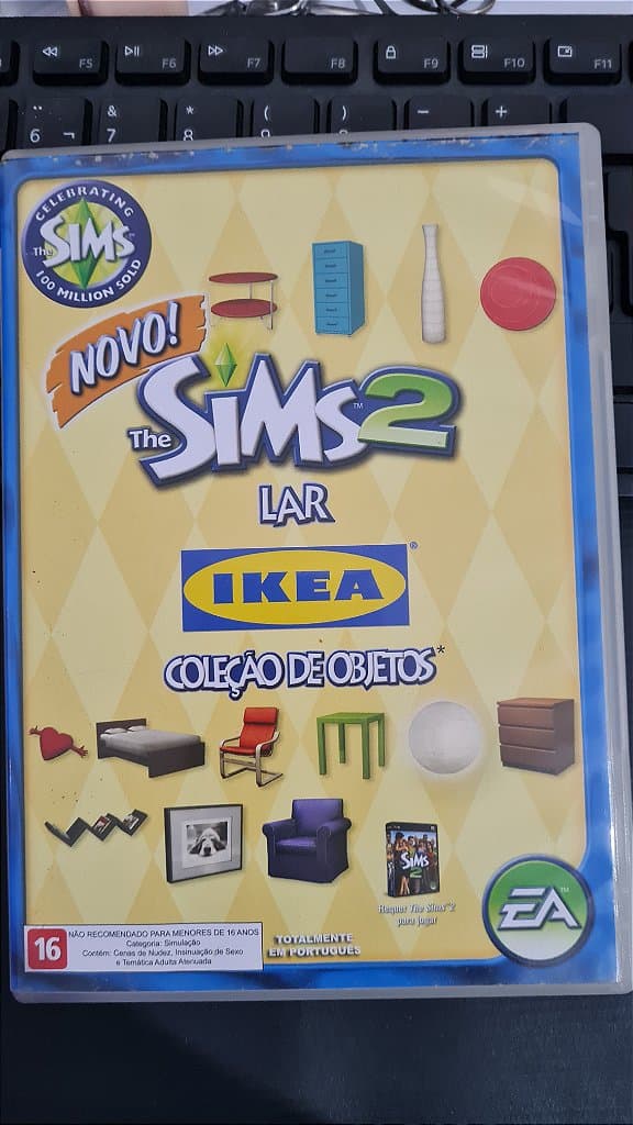 Jogo The sims 2 lar ikea coleção de objetos Pc Original Mídia Fisica