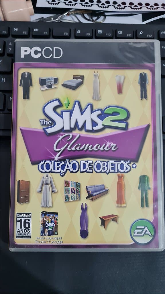 Jogo The sims 2 coleções de objetos glamour Pc Original Mídia Fisica