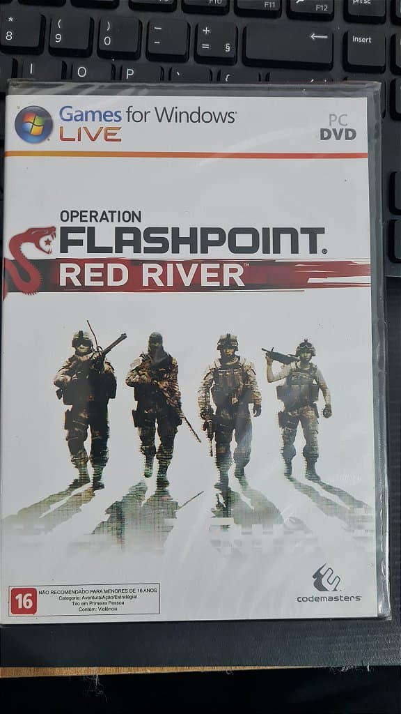 Jogo Operation flashpoint red river  Pc Original Mídia Fisica Lacrado