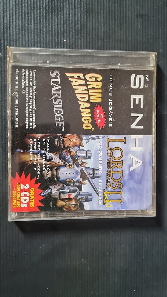Jogo para PC CDROM SENHA NUMERO 3  Original Lords of the Realm II Gold – imagem 2