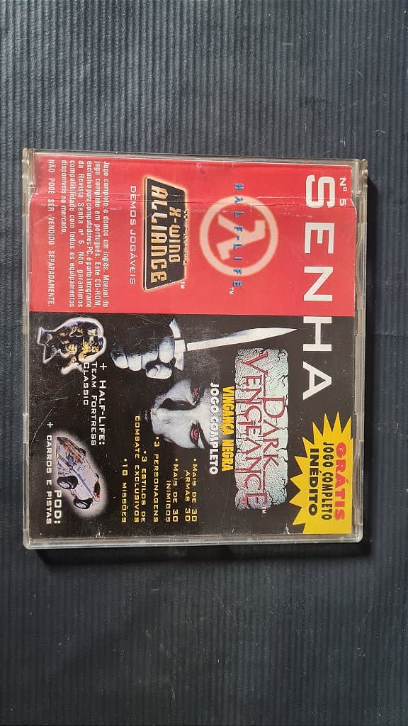 Jogo para PC CDROM REVISTA SENHA NUMERO 5  Dark Vengeance Original