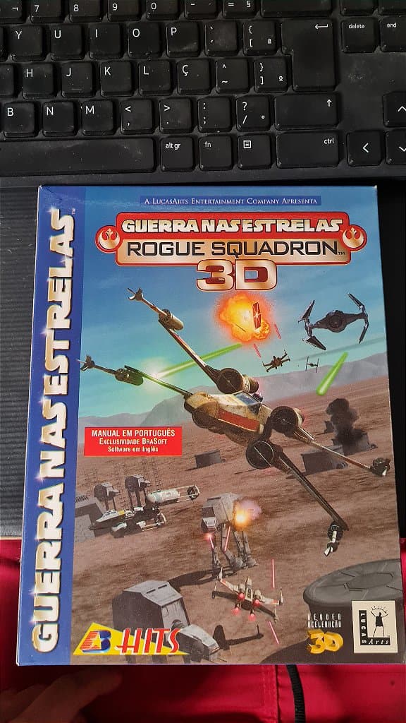 Jogo para PC Star Wars: Rogue squadron 3d   Original