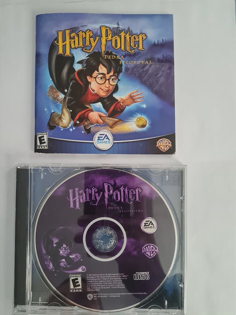 Jogo para PC Harry potter e a Pedra Filosofal Com manual  Original
