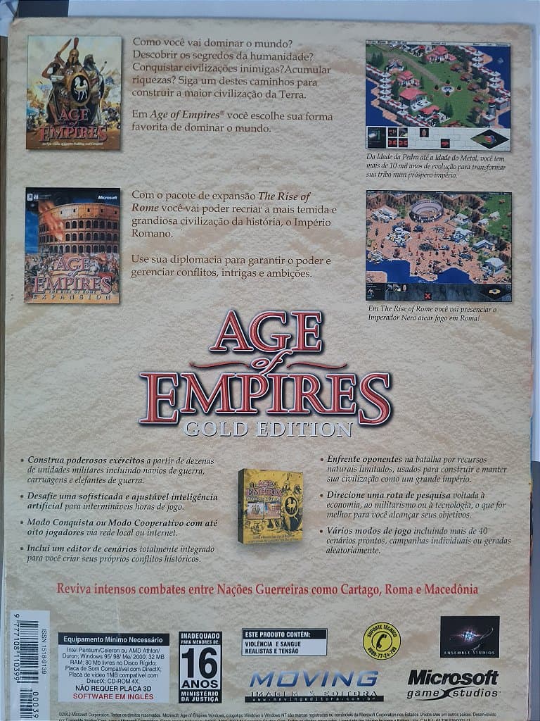 Jogo para PC Revista Full Game Age of Empires Gold Edition Original – imagem 3