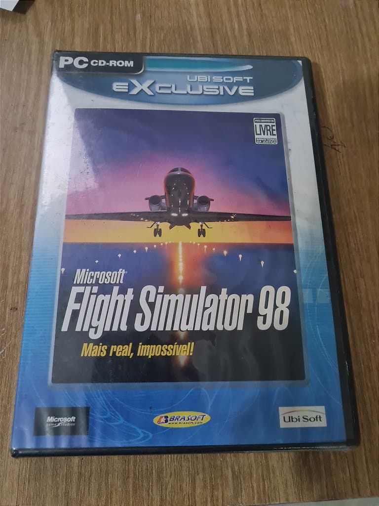 Jogo pc Microsoft flight simulator 98 lacrado Original