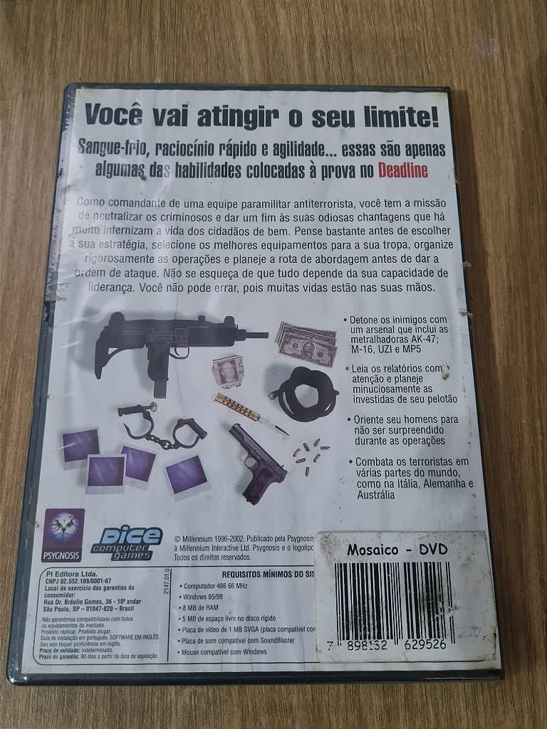 Jogo pc Deadline lacrado Original – imagem 2