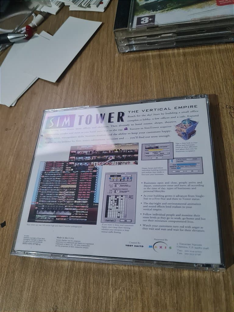 Jogo Pc Sim Tower Original – imagem 2
