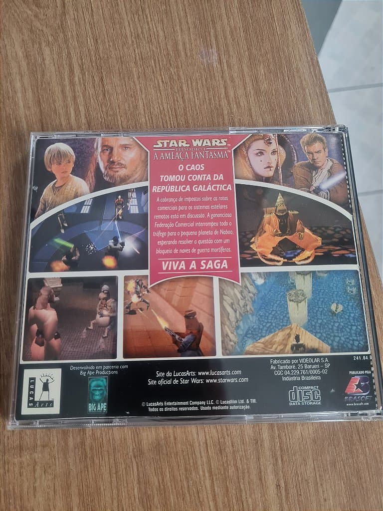 Jogo Pc Starwars a ameaça fantasma Original – imagem 3