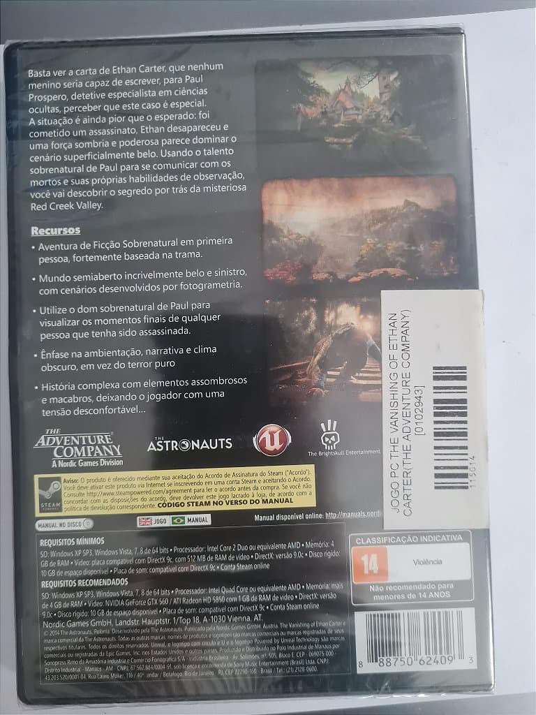 Jogo Pc The vanishing of Ethan Carter Lacrado Original – imagem 2
