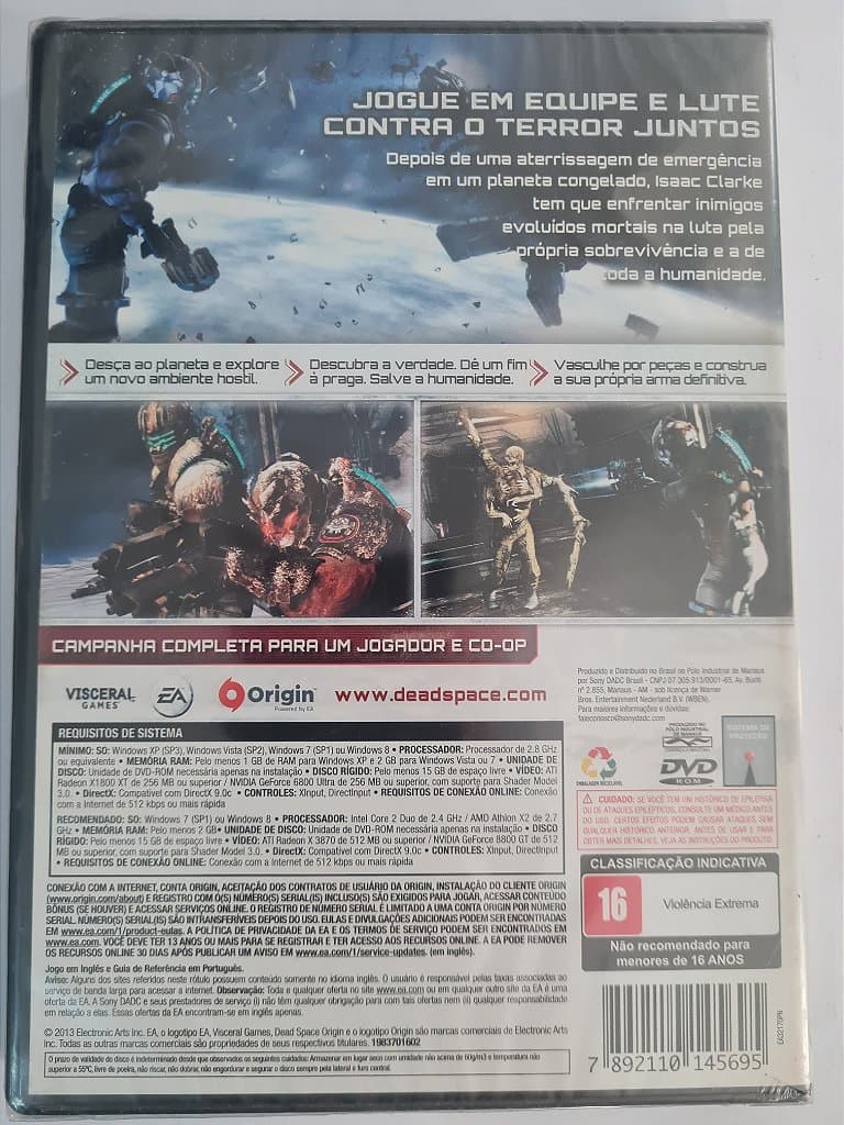 Jogo Pc Deadspace 3 Lacrado Original – imagem 2