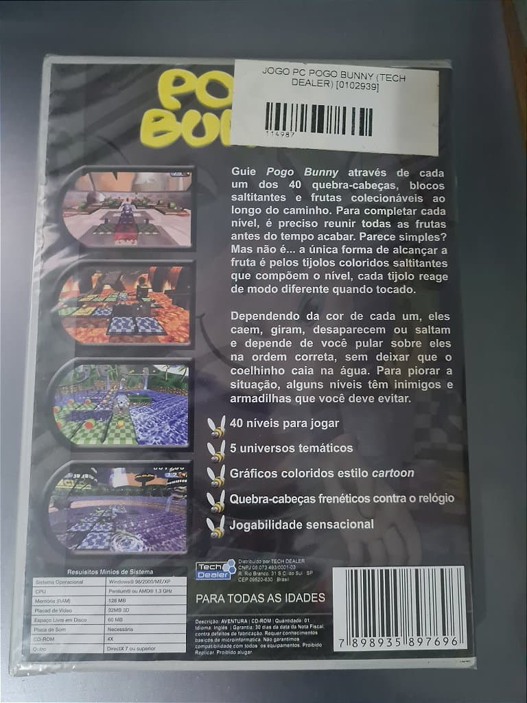 Jogo Pc Pogo Bunny Lacrado Original – imagem 2