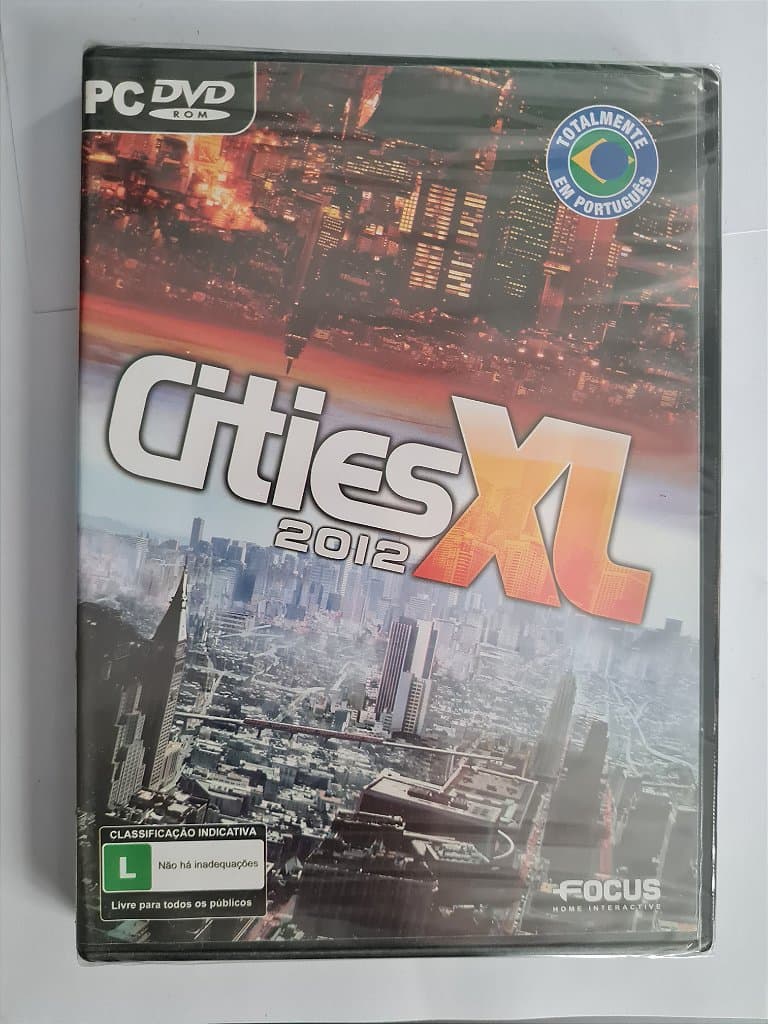 Jogo Pc Cities XL Br Lacrado Original