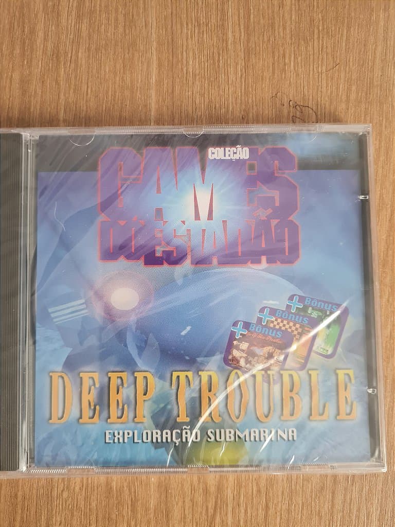 Jogo para PC Deep Trouble  Exploração Submarina Lacrado Original