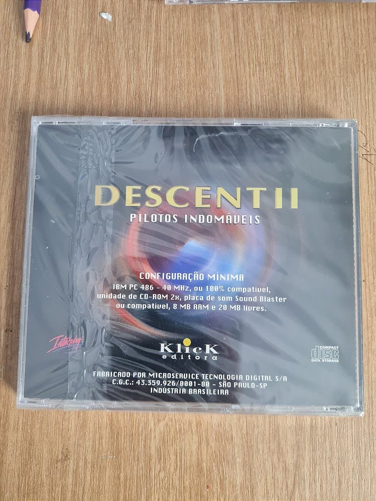 Jogo para PC Descent II  Pilotos Indomáveis Lacrado Original – imagem 2