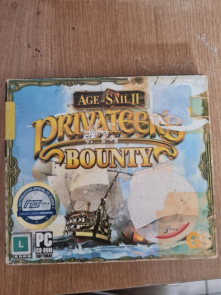 Jogo PC Age of Sail II: Privateers Bounty Lacrado Original