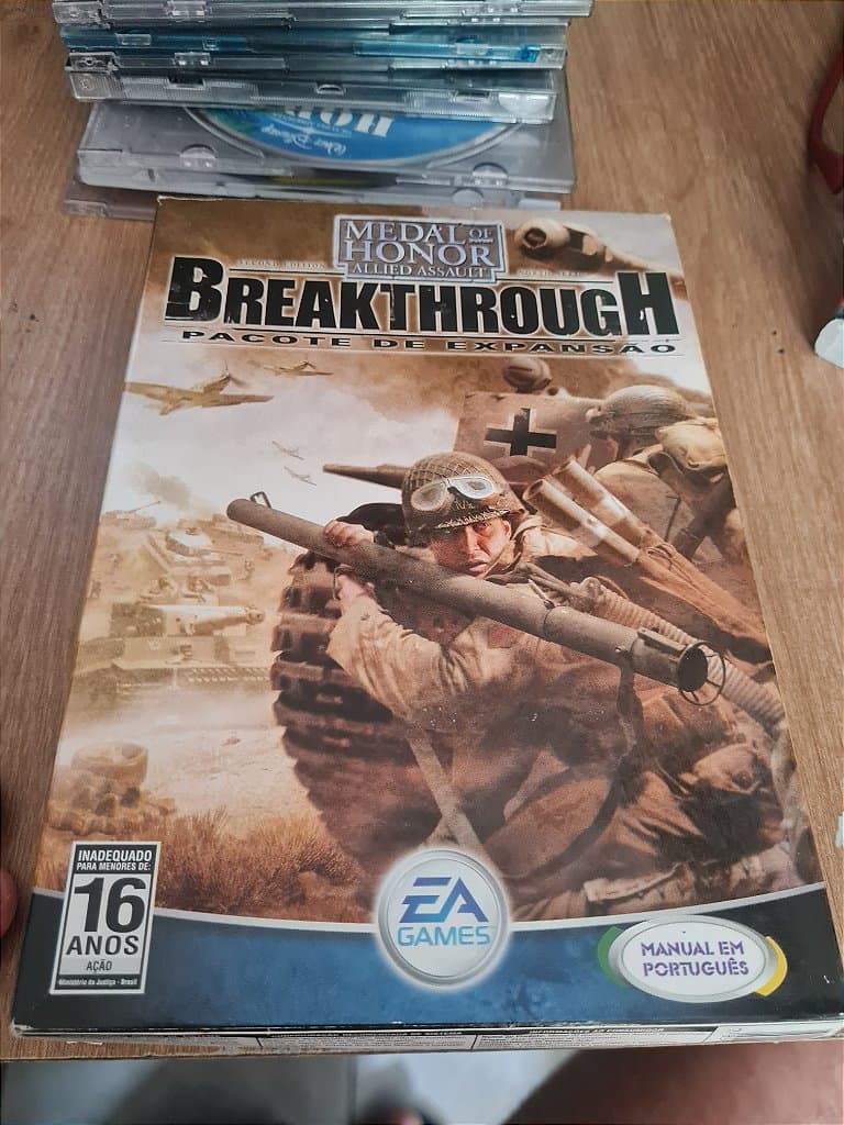 Jogo para PC Medal of Honor: Allied Assault  Breakthrough (expansão) Original
