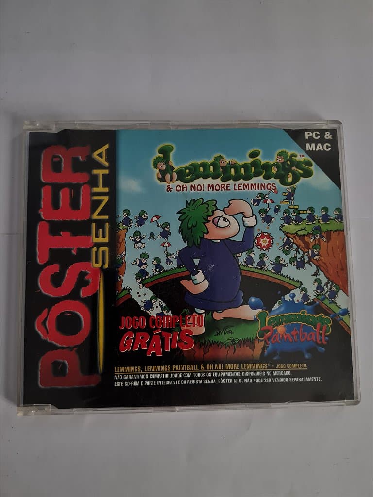 Jogo para PC Lemmings (CD Pôster/Senha) Original