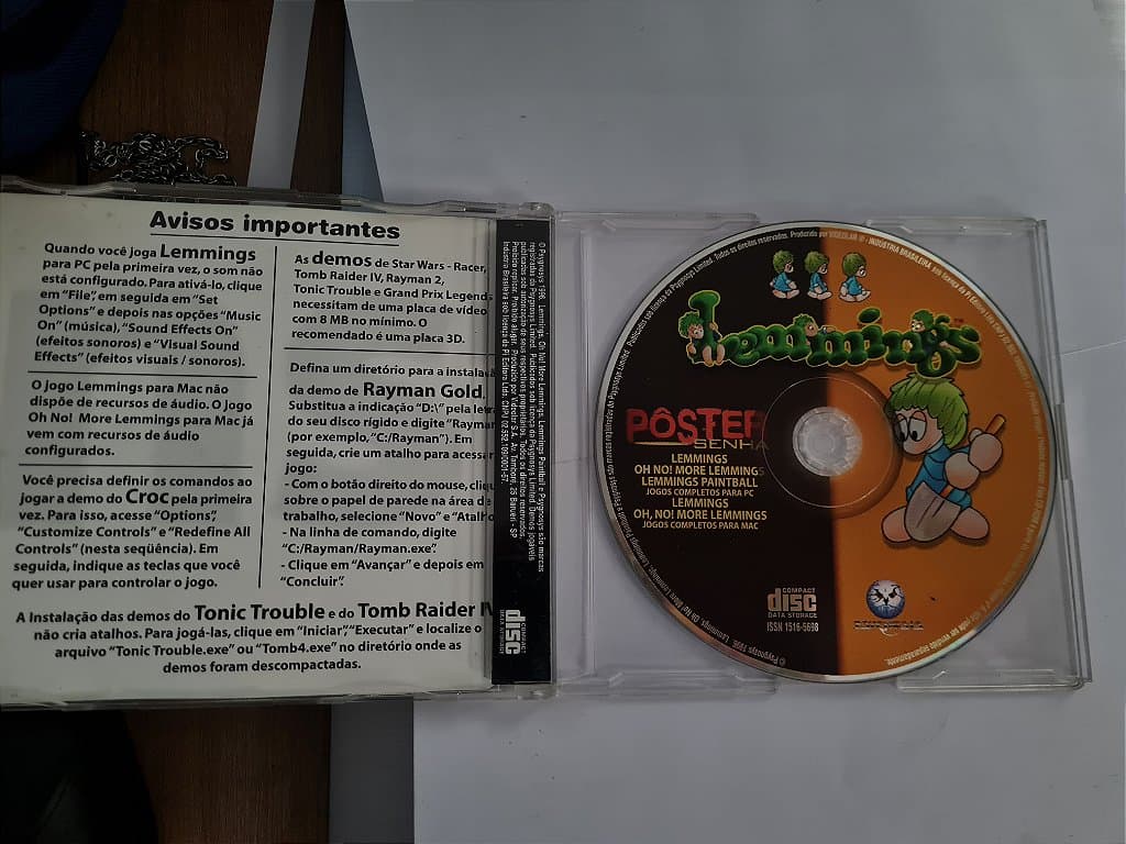Jogo para PC Lemmings (CD Pôster/Senha) Original – imagem 2