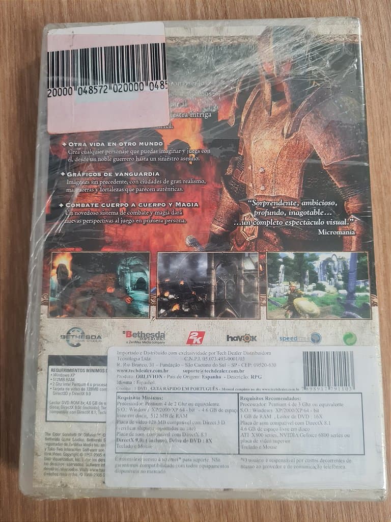 Jogo para PC The Elder Scrolls IV: Oblivion Lacrado Original – imagem 2