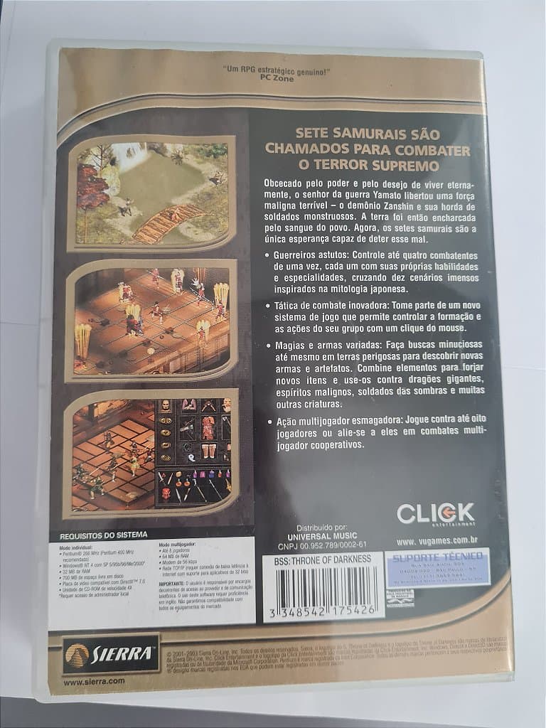 Jogo para PC Throne of Darkness Original – imagem 4