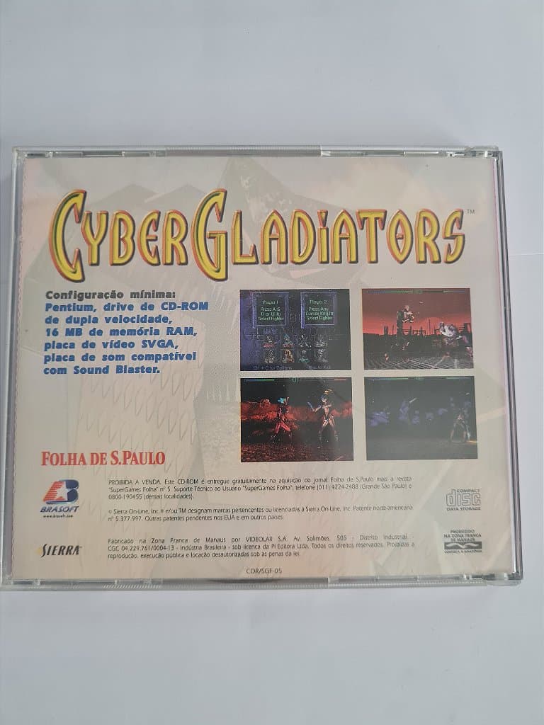 Jogo para PC SuperGames Folha  CyberGladiators Original – imagem 3