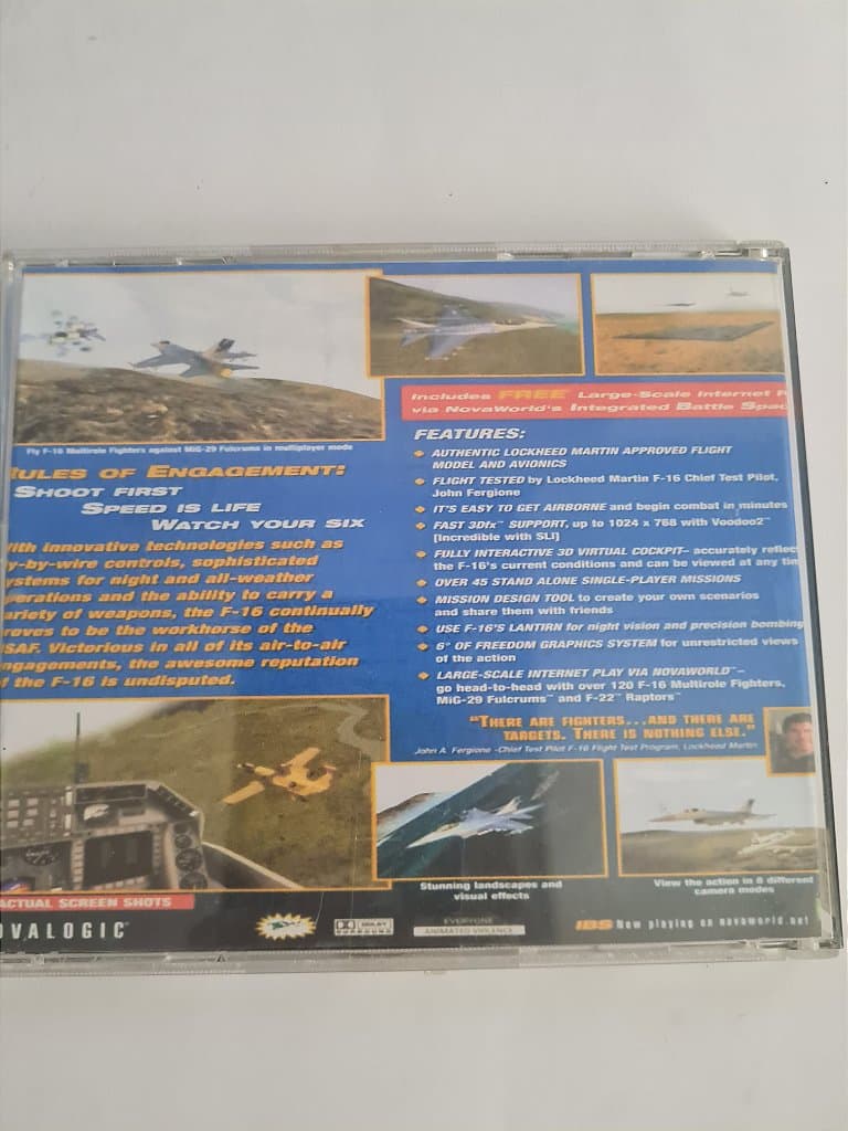 Jogo para PC F-16 Multirole Fighter Original – imagem 3