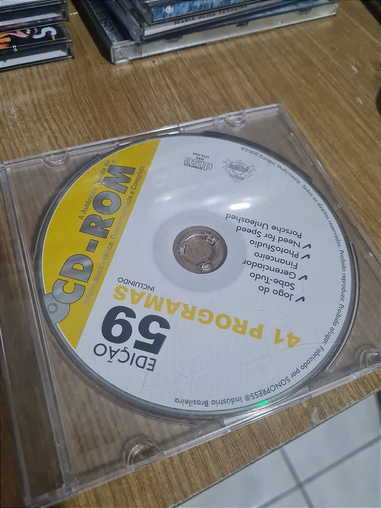 Jogo para PC CD-ROM 41 programas  edição 59 Original