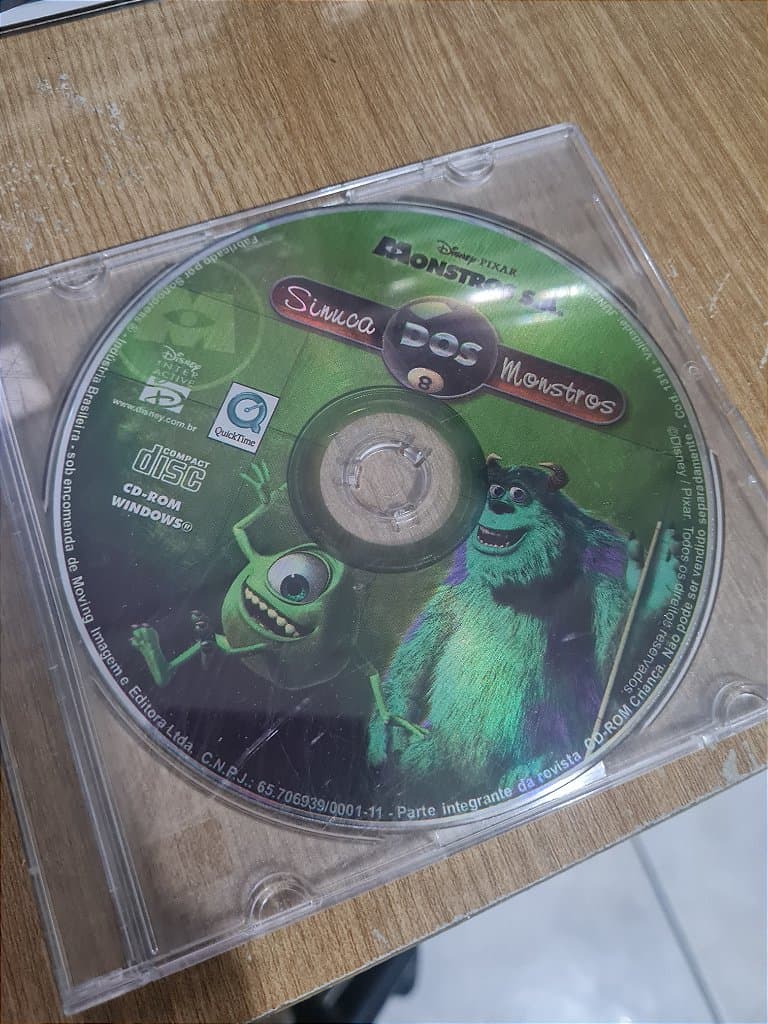 Jogo para PC Monstros S.A.  Simuca dos Monstros Original