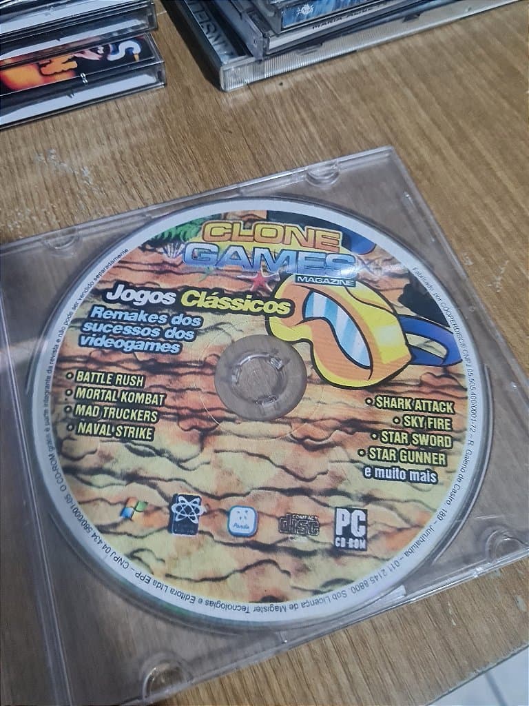 Jogo para PC Clone Games Magazine  Jogos Clássicos Original