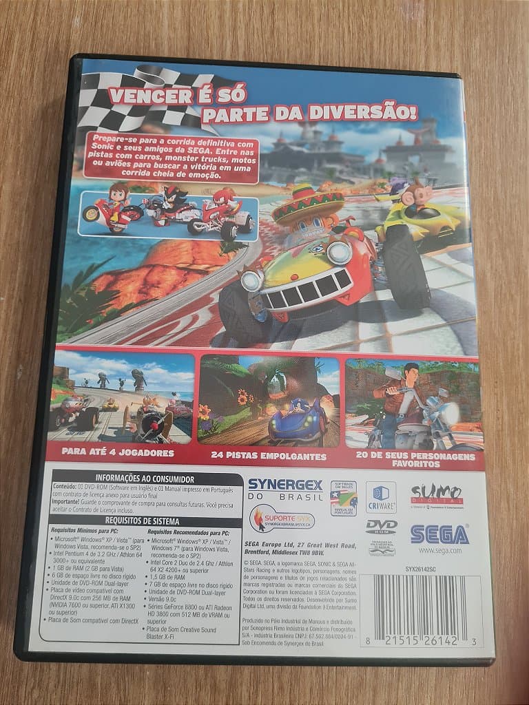 Jogo para PC Sonic & SEGA All-Stars Racing Original – imagem 4