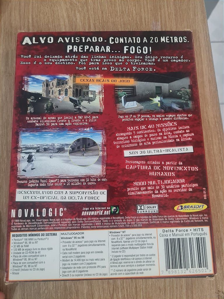 Jogo para PC Delta Force Box Manual Original – imagem 3