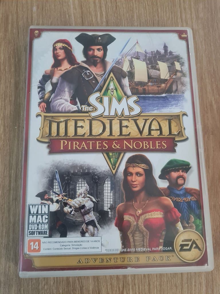 Jogo para PCThe Sims Medieval: Piratas & Nobres Original