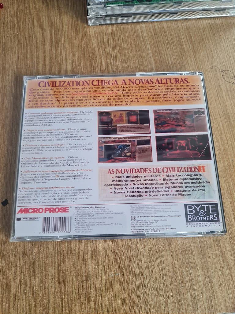 Jogo para PC Sid Meiers Civilization II Disco Erro Original – imagem 4