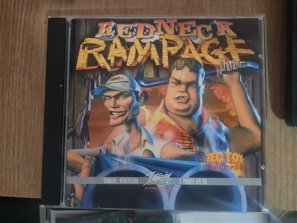 Jogo PC CD Redneck Rampage Tec Toy com manual Original