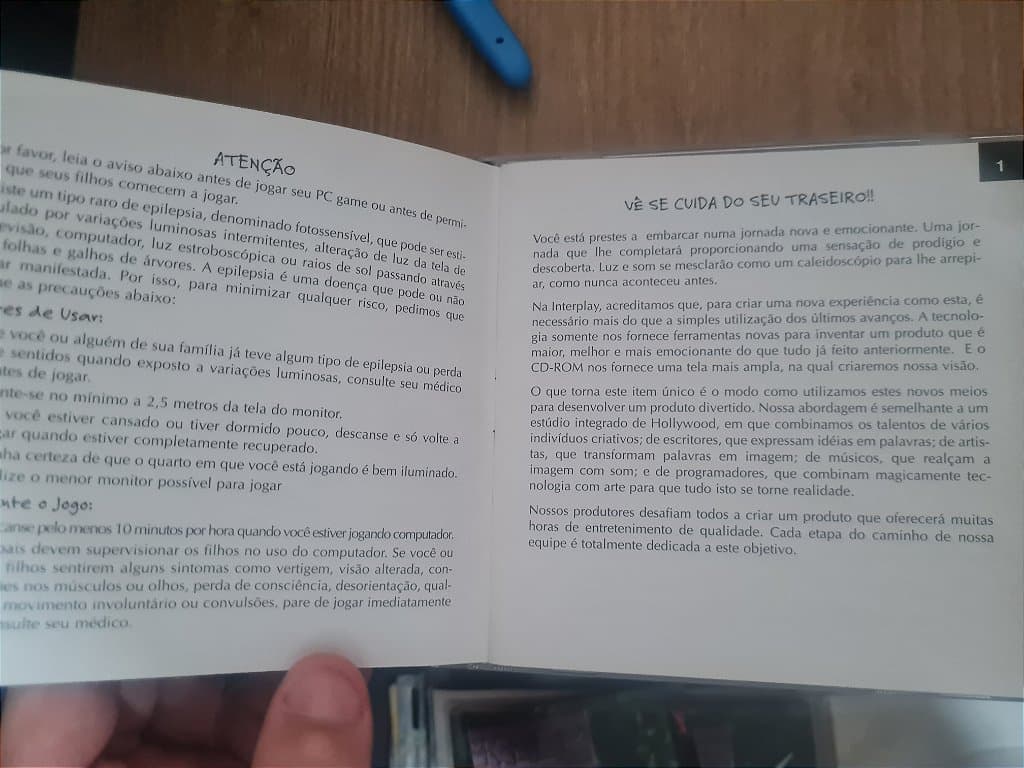 Jogo PC CD Redneck Rampage Tec Toy com manual Original – imagem 2